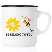 emaljmuggI beelong to you
bi och Bee mine bivax Bi Honung & blomma
akvarell enamelmug beemug bee bee happy bi biodlare bimugg