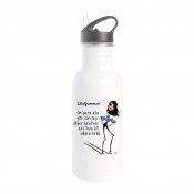 Lilla gumman - Om bara alla gör som jag säger behöver det inte bli några bråk vattenflaska