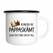 Kungen av pappaskämt mugg rolig present pappaskämt