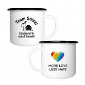 Team Snigel - More love. Less hate. Team snigel emaljmugg Team Snigel - I just felt like running