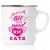 All you need is
love and a cat emaljmugg med katt enamelmug emalj kaffekopp present till kattälskare