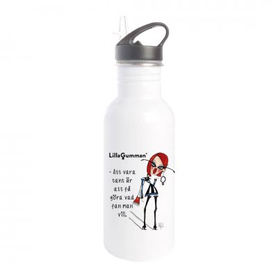 Lilla Gumman – att vara tant är att få göra vad fan man vill
vattenflaska