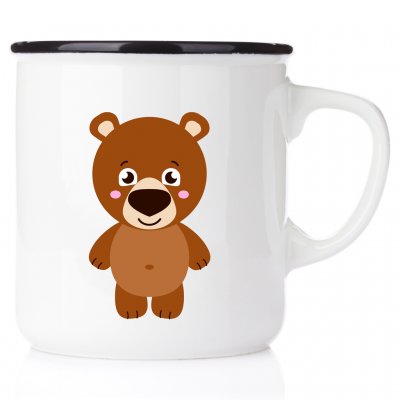 björnmugg med namn dopmugg barnmugg
emaljmugg doppresent emalj happy mug mugg till barn