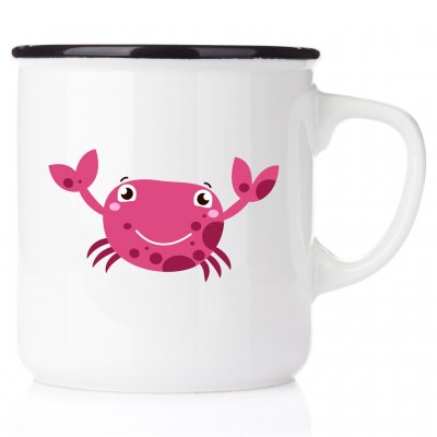 krabba dopmugg barnmugg
emaljmugg doppresent emalj happy mug mugg till barn