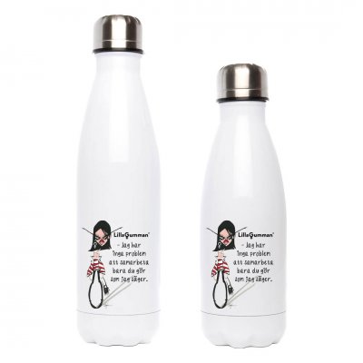 Lilla gumman - Jag har inga problem att samarbeta om du bara gör som jag säger. termos