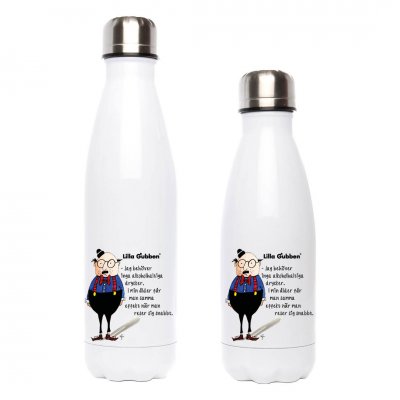 Lilla gubben  - Jag behöver inga alkoholhaltiga drycker. I min ålder får man samma effekt när man reser sig snabbt. lilla gumman