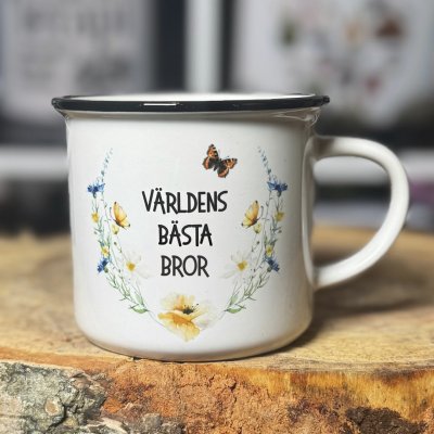 Världens bästa bror - mugg Bästa presenten till Världens bästa bror där du vill ge något riktigt fint och personligt!!! Du kan v