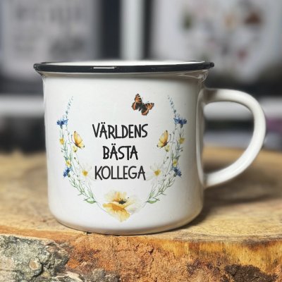 Världens bästa kollega - mugg Bästa presenten till Världens bästa kollega där du vill ge något riktigt fint och personligt!!! Gö